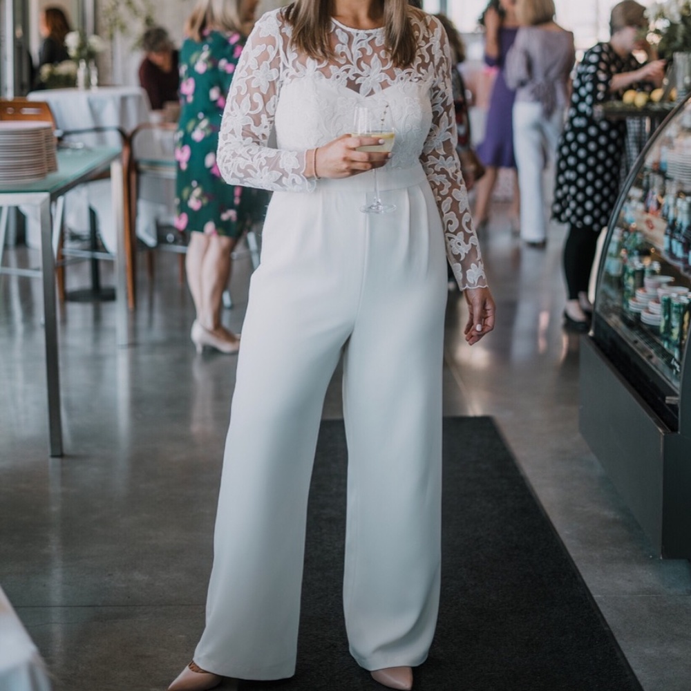 White Lace Jumpsuit